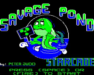 Savage Pond (198x)(Starcade)[a] screen shot title